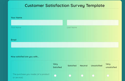 11 Customer Satisfaction Survey Template + [Question Examples]
